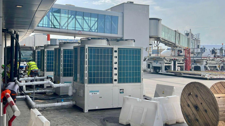 Aeroportul Henri Coanda a pus in functiune cinci noi echipamente de aer conditionat, dupa ce a fost amendat de ANPC Imagine