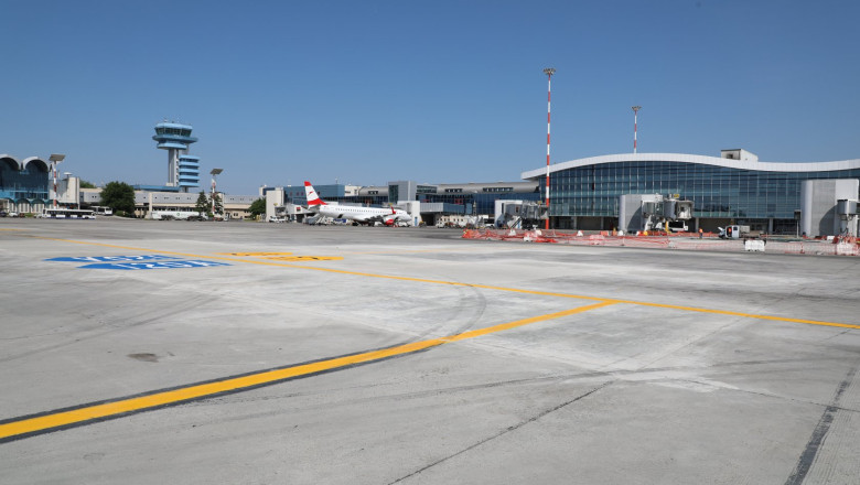 Aeroportul Otopeni functioneaza cu o singura pista. Lucrari de reparatii, in plin sezon al vacantelor Imagine