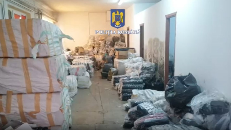 Afacere cu fake-uri in Capitala. 4.000 de colete cu haine, genti si parfumuri "de firma", trimise prin curier in ultimele 6 luni Imagine