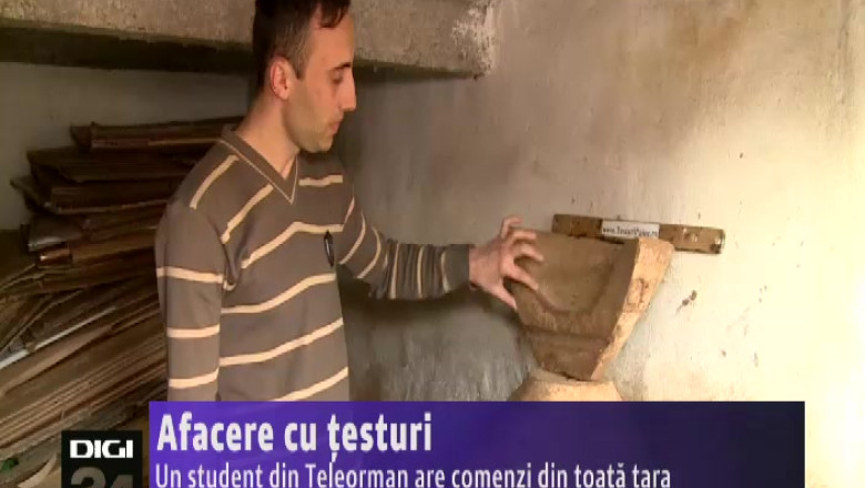 Afacere cu testuri. Un student din Teleorman are comenzi din toata tara Imagine