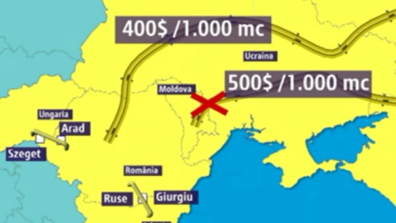 AFACERE PAGUBOASA. Romania cumpara gaze scumpe de la rusi si le vinde ieftin in Moldova Imagine