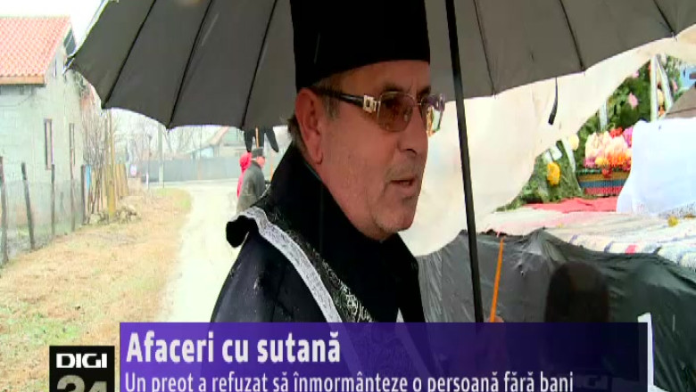 Afaceri cu sutana. Un preot din Dolj a refuzat sa inmormanteze o persoana fara bani Imagine