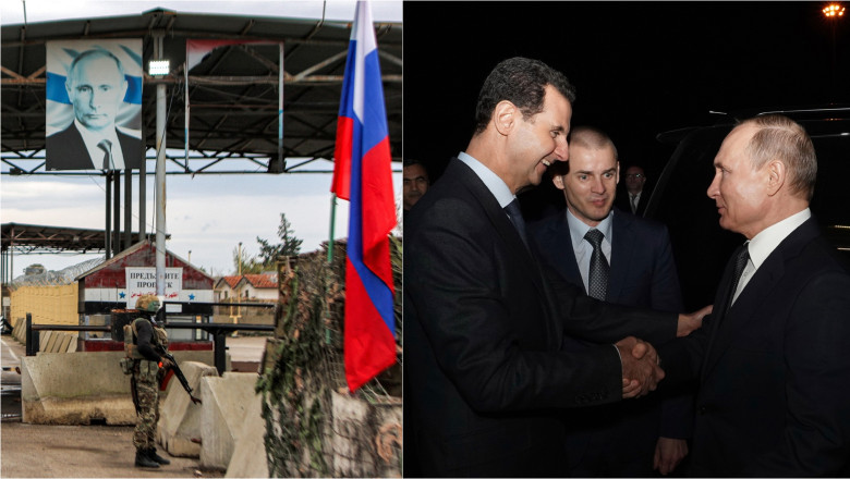 Afaceri secrete si problema Assad: Cum incearca Putin sa castige loialitatea noilor lideri ai Siriei si sa isi pastreze bazele militare Imagine