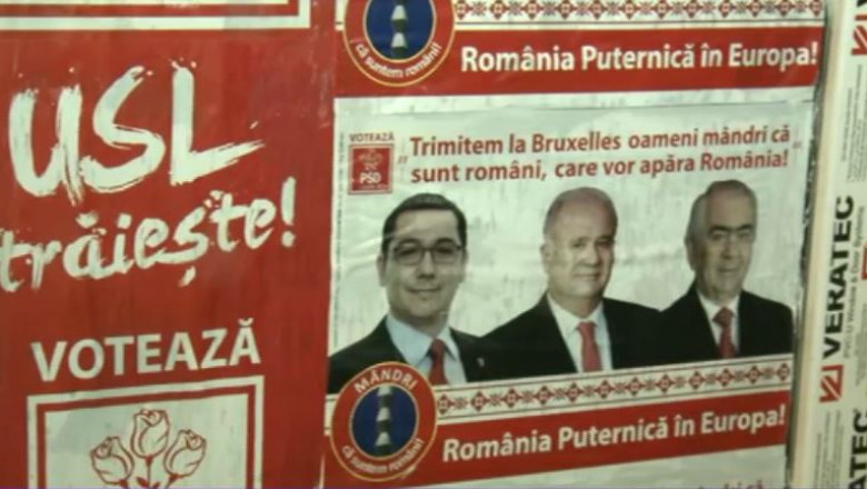 Afisele cu sigla USL trebuie date jos, au decis BEJ-urile din cel putin cinci judete Imagine