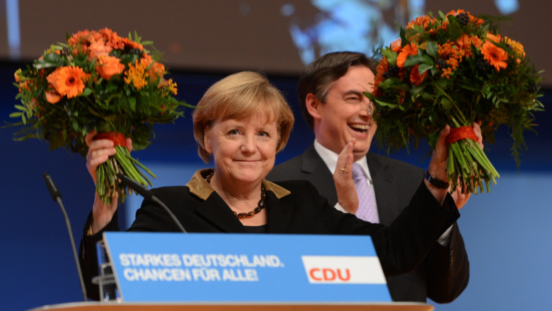 AFP: Fara precedent din 1957. Angela Merkel ar putea guverna singura, fara coalitie cu SPD Imagine