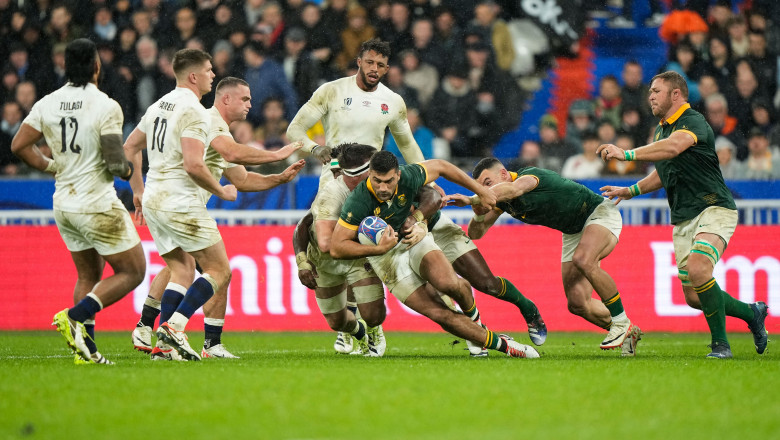 Africa de Sud s-a calificat dramatic in finala Cupei mondiale la rugby, dupa ce a invins la Anglia. Finala va fi cu Noua Zeelanda Imagine