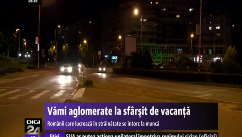 Aglomeratie la granita de vest. Romanii care muncesc in strainatate pleaca spre Occident Imagine