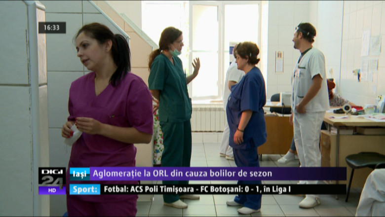 Aglomeratie la ORL Iasi din cauza bolilor de sezon Imagine