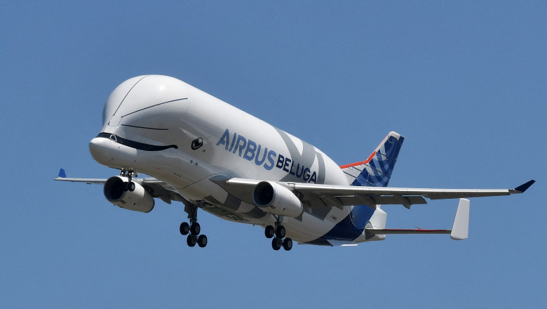 Airbus si-a inlocuit complet vechea flota BelugaST cu BelugaXL. Cum arata si ce dimensiuni are avionul „balena” Imagine