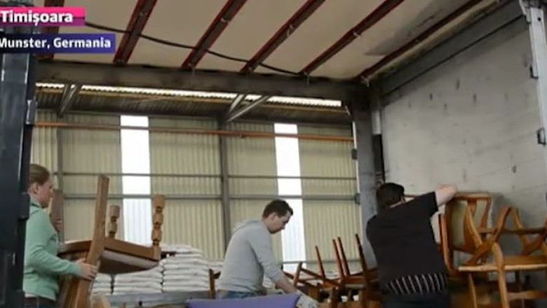 Ajutoare din Germania, pentru sinistratii din Timis. Oamenii au trimis mobila, electrocasnice si vesela Imagine