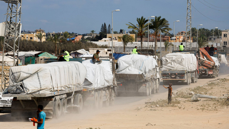 Ajutoarele pentru Gaza sunt in continuare extrem de insuficiente, avertizeaza agentiile umanitare: „Inca suntem sub nivelul necesar” Imagine