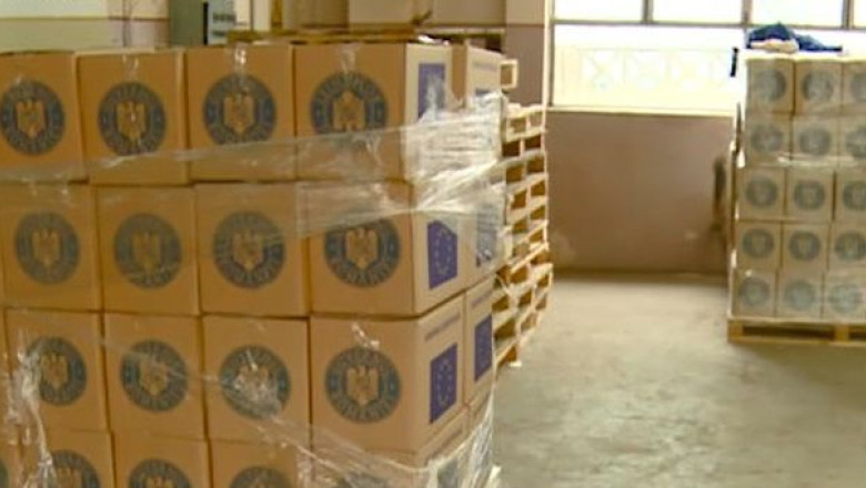 Ajutoarele UE, ignorate de timisoreni. Peste 10.000 de cutii zac in depozite, asteaptand sa ajunga la beneficiari Imagine