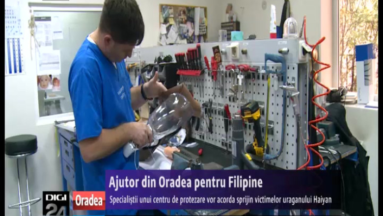 Ajutor din Oradea pentru Filipine. Specialistii unui centru de protezare vor acorda sprijin victimelor uraganului Haiyan Imagine