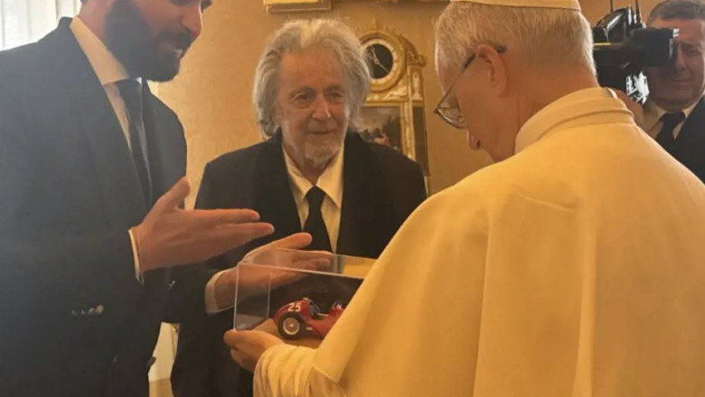 Al Pacino, primul star de la Hollywood primit in audienta de papa Leon al XIV-lea Imagine