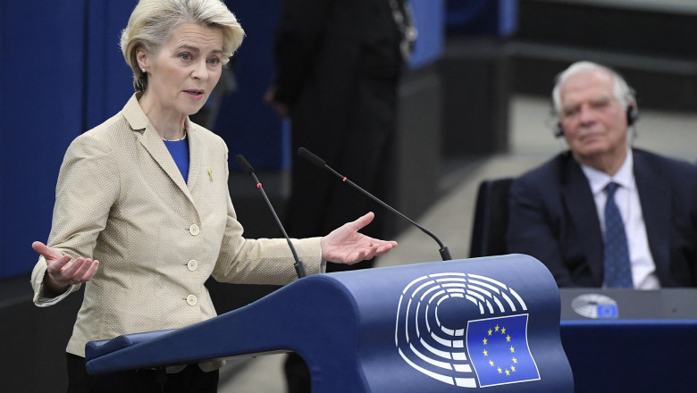 Al zecelea pachet de sanctiuni impotriva Rusiei. Ursula Von der Leyen cere ca pe lista sa se afle si producatorii iranieni de drone Imagine