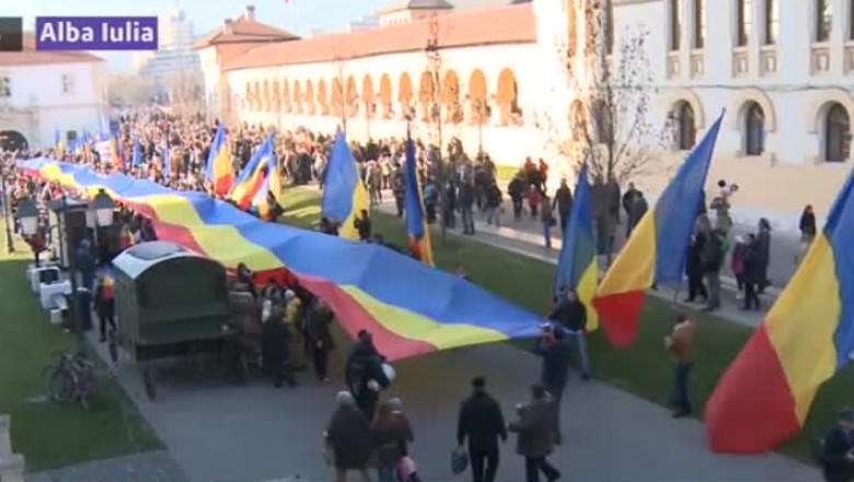 Alba Iulia: Ceremonii impresionante in Cetate Imagine