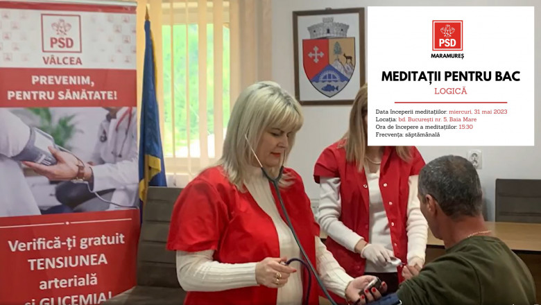 Alegeri 2024. Galeata electorala cu ulei si faina a fost inlocuita cu meditatii pentru Bac si consultatii medicale gratuite Imagine