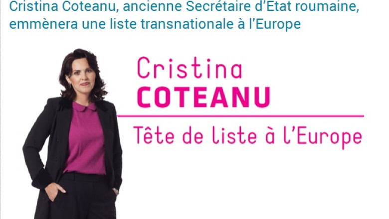 ALEGERI EUROPARLAMENTARE. O romanca, in fruntea listei unui partid din Belgia Imagine