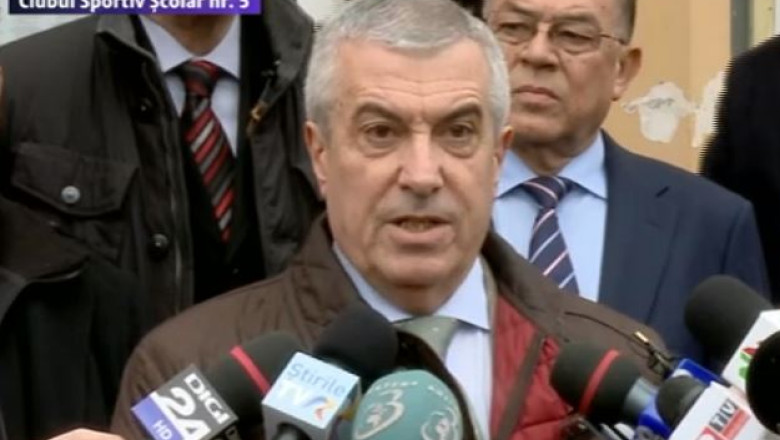ALEGERI PREZIDENTIALE 2014. Calin Popescu Tariceanu a venit la vot impreuna cu sotia Imagine