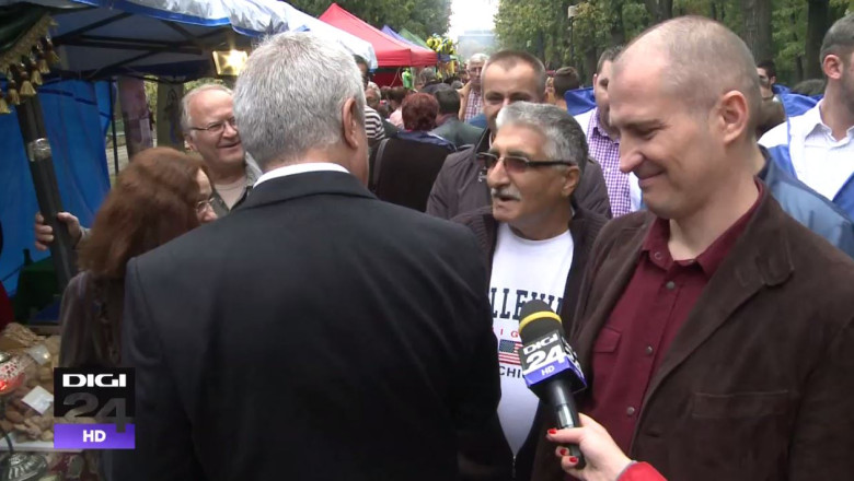 ALEGERI PREZIDENTIALE 2014. Calin Popescu Tariceanu, certat de un alegator Imagine