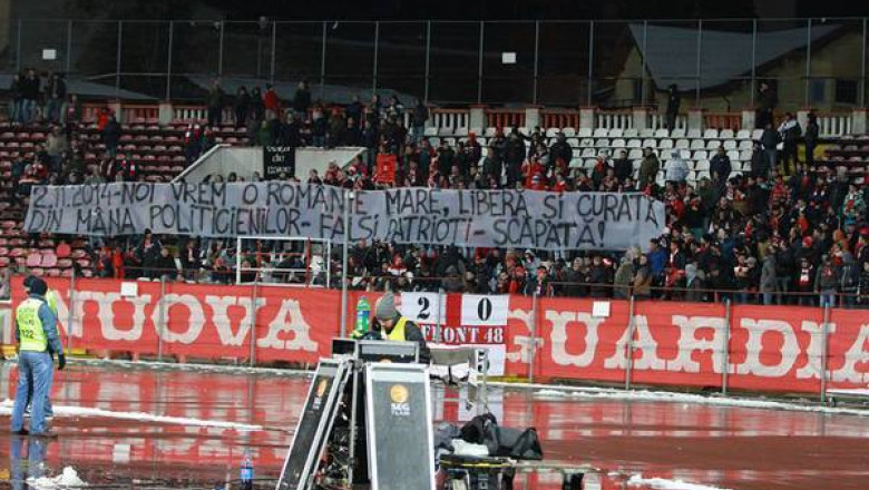 ALEGERI PREZIDENTIALE 2014. Galeriile de fotbal se implica in campanie Imagine