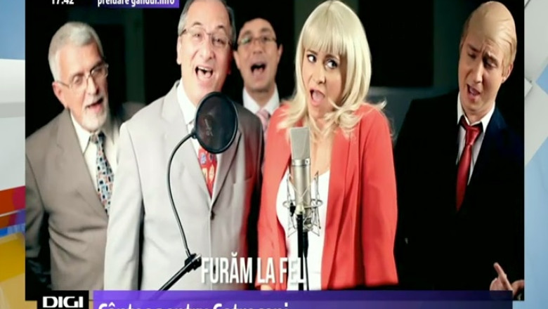 ALEGERI PREZIDENTIALE 2014. Parodie in campania electorala: „Gandim la fel, furam la fel” Imagine