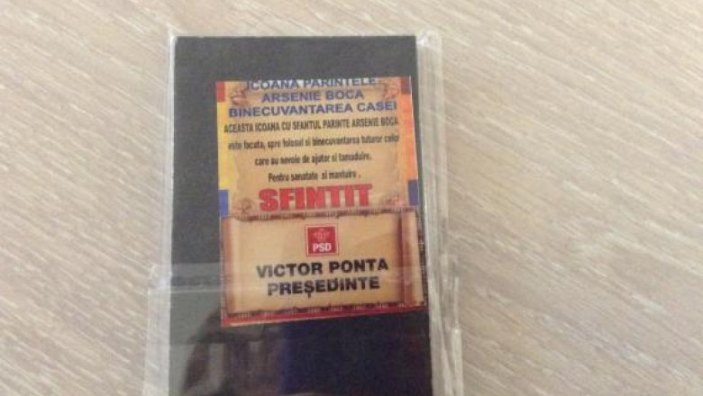 ALEGERI PREZIDENTIALE 2014. Patriarhie: Folosirea unei fotografii cu parintele Arsenie Boca in campania lui Victor Ponta, o initiativa exagerata Imagine