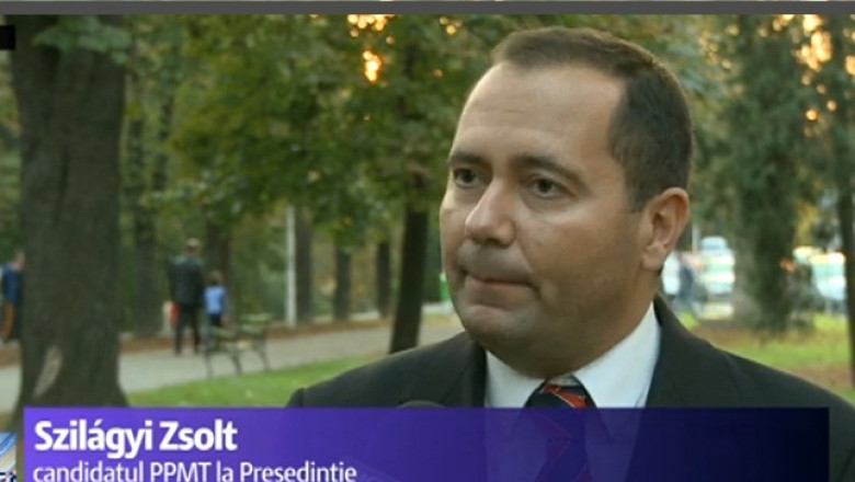 ALEGERI PREZIDENTIALE 2014 Szilagy Zsolt propune o noua forma de autonomie in Transilvania Imagine