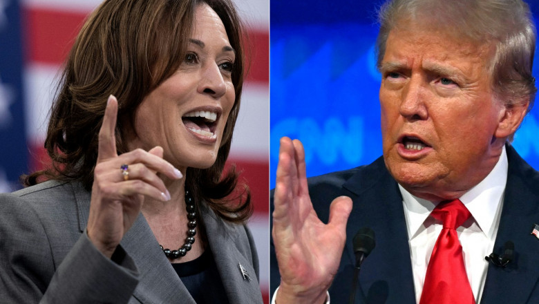 Alegeri SUA: cu 15 zile inainte de vot, cursa dintre Donald Trump si Kamala Harris e mai stransa ca niciodata Imagine