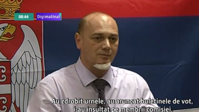 Alegerile din Kosovo, marcate de violente. Nationalistii sarbi au incercat sa-i intimideze pe alegatori Imagine