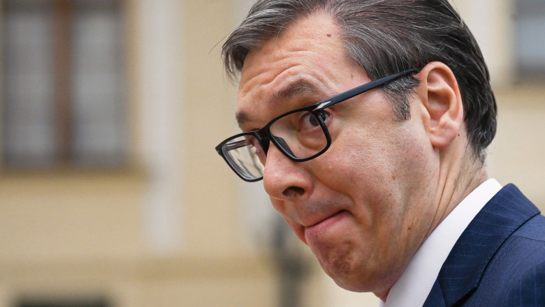 Aleksandar Vucic: Regimul de la Pristina pune in pericol stabilitatea, pacea si supravietuirea poporului sarb din Kosovo Imagine