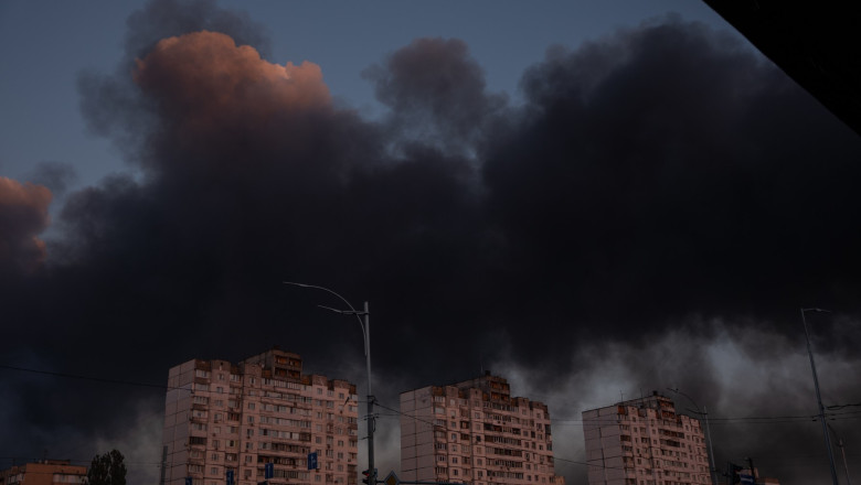 Alerta aeriana in Ucraina: Rusia a lansat un atac cu rachete, explozii auzite la Kiev