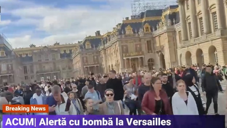 Alerta cu bomba la Versailles. Sute de oameni au fost evacuati din celebrul palat Imagine