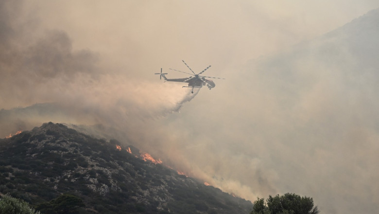 Alerta de incendii pentru miercuri, in mai multe regiuni ale Greciei Imagine