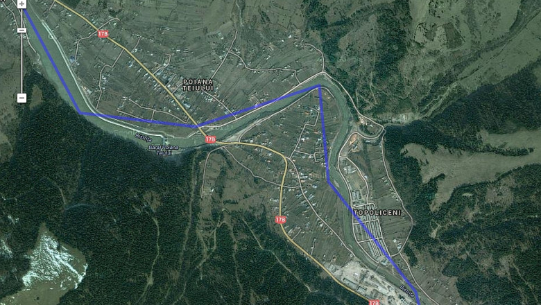 Alerta hidrologica pe raul Bistrita: Zeci de gospodarii din Neamt risca sa fie inundate dupa ce gheata a blocat cursul apei Imagine