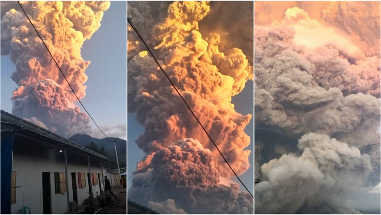 Alerta in Indonezia dupa eruptia unui vulcan. Un nor de cenusa de 11 km a blocat zborurile spre Bali. Avertismentul MAE Imagine