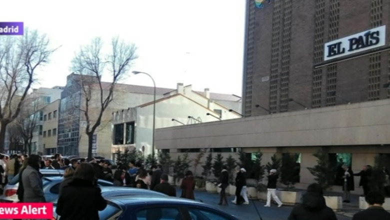 Alerta in Spania. Cladirea publicatiei El Pais, evacuata din cauza unui colet suspect Imagine