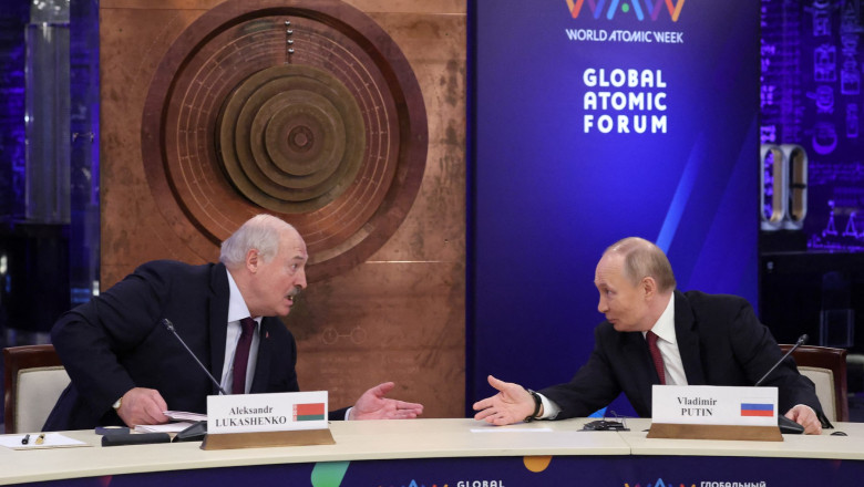 Alexander Lukasenko i-a propus lui Vladimir Putin sa construiasca o centrala nucleara pentru a da energie electrica Ucrainei ocupatea Imagine