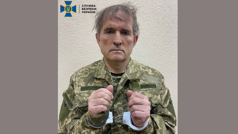 Aliatul lui Putin in Ucraina, acuzat de tradare. Viktor Medvedciuk ar fi dat rusilor informatii despre pozitiile ucrainenilor Imagine