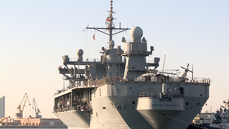 Alte doua nave americane, in Port. Militarii romani si americani participa la exercitiul "Black Sea Resolve" Imagine