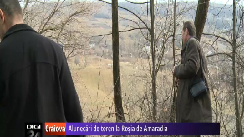 Alunecari de teren la Rosia de Amaradia, judetul Gorj Imagine