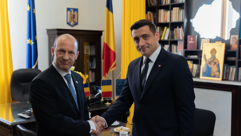 Ambasada Israelului, dupa intalnirea dintre Reuven Azar si George Simion: A avut loc pentru a sprijini lupta impotriva antisemitismului Imagine