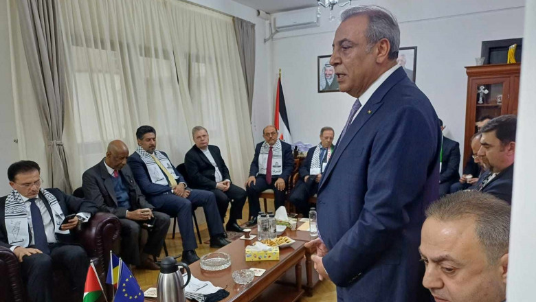 Ambasadorii din tarile arabe, islamice si cele aliate au discutat la Bucuresti despre „situatia umanitara disperata” din Fasia Gaza Imagine
