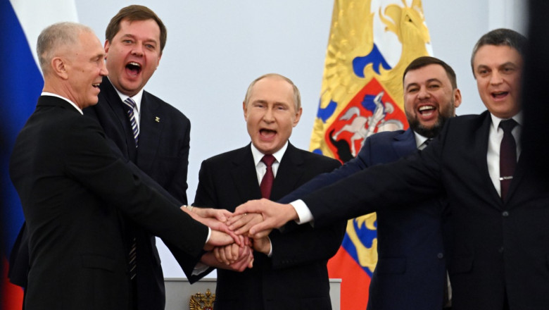 Ambasadorii rusi din tarile UE sunt convocati „in maniera coordonata”, dupa anexarea ilegala a teritoriilor ucrainene Imagine