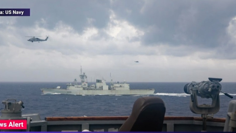 Amenintari intre China si SUA dupa incidentul naval din Stramtoarea Taiwan. „Cand vin lupii sau sacalii, ii intampinam cu pusca” Imagine