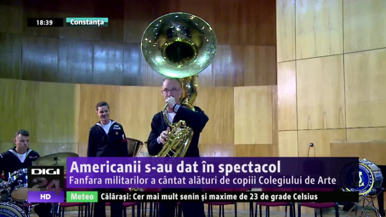 Americanii s-au dat in spectacol Imagine