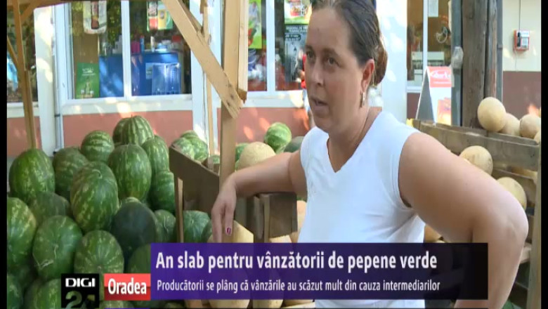 An slab pentru vanzatorii de lubenita. Producatorii se plang ca vanzarile au scazut din cauza intermediarilor Imagine