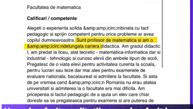 Ancheta Digi24. Profesorii sunt in greva, dar dau meditatii intensiv si fara bon. "Sunt full. Daca fiscalizam, sedinta creste automat" Imagine
