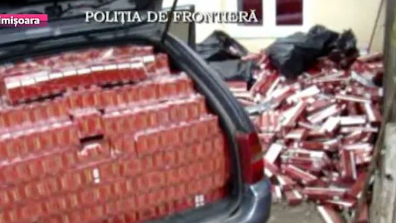 Ancheta la Frontiera dupa ce un transport de tigari de contrabanda a fost trecut, fara probleme, peste granita Imagine