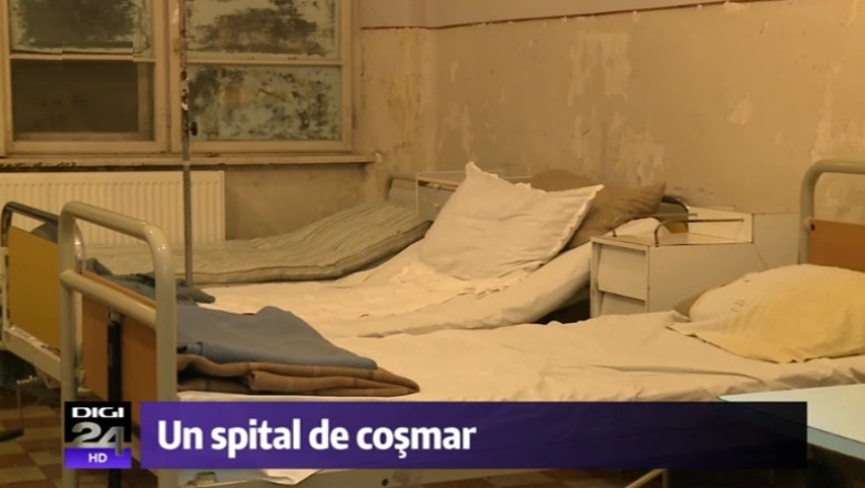 Ancheta la Spitalul Judetean din Satu Mare, dupa ce mai multe imagini cu saloane in paragina au ajuns in presa Imagine